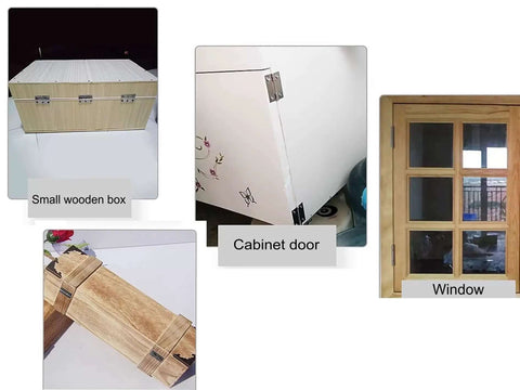 2 Inch Stainless Steel Door Hinges Tough As Nails For Cabinets Jewelry Boxes Toolboxes Dollhouses And Furniture Projects on boxes and doors