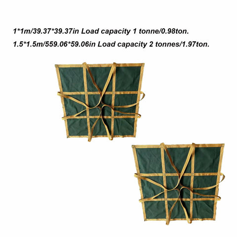 Heavy Duty Canvas Beefed Up Cargo Lift Pad Net For Construction And Warehouse Transport 1.5 By 1.5 Meter