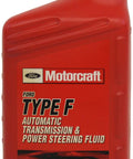 Ford XT1QF Type F Automatic Transmission Fluid and Power Steering Fluid 1 Quart bottle front view