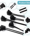 Waterproof 12V Push Button Switch On Off SPST With 4.5 Inch Leads For Motorcycle Car Boat Bathroom Fan 2 Pack details