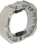 Rear Drum Brake Shoes Replacement For Mini Bikes And Scooters 105mm Fit Coleman CT200U, showing 2 shoes with springs