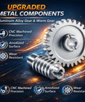 Beefed Up Gear And Sprocket Replacement Kit For LiftMaster Chamberlain Sears Craftsman Garage Door Openers Half HP And Third HP Chain Drive CNC Aluminum Alloy Upgrade Durable Worm Gear with focus on aluminum alloy gear and worm gear.