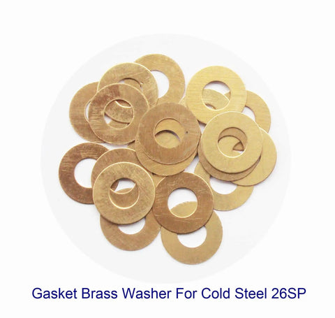 EDC Pocket Knife Brass Washer Set For Pivot Pins 0.5x11x5.2 Mm, 20 Pc Replacement Gasket Shim Cushions For 26 SP Folding Knives