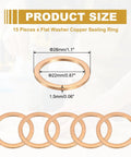 Hardcore Copper Crusher Washers For M22 Bolts And Sump Plugs 22Mm Inner Diameter 28Mm Outer Diameter 1.5Mm Thick showing five copper washers.