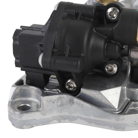 Close-up of air brake valve for trucks heavy duty truck brake control and pressure regulator pneumatic air system replacement