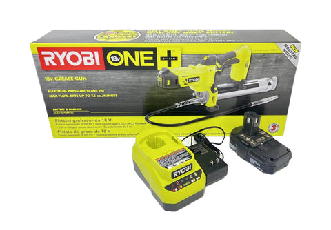 Heavy Duty Grease Gun Kit With 10000 PSI High Pressure And 7.5 Oz Per Minute Flow Quick Prime Air Bleeder Valve 30 Inch Flex Hose