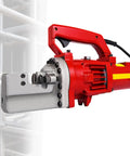 Hiedmeil 1250W Electric Hydraulic Rebar Cutter with pure copper motor, ideal for cutting up to 20mm rebar quickly.
