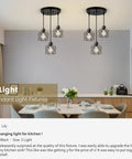 Three Light Adjustable Pendant Light Fixture With Long Cord, Super Easy Custom Height Setup For Kitchen And Dining Room, Killer Industrial Farmhouse Hanging Lamp With Vintage Glow That Truly Slaps In Any Open Concept Space.