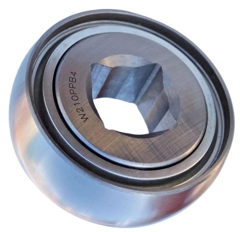 Drivetrain Disc Harrow Bearing For Farm Equipment Pro Grade Double Sealed with 1-1/8 Inch Square Bore and 3.5433 Inch Spherical OD