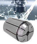 Dead Nuts Precision ERG32 Collet Chuck For Cnc Milling And Engraving Machines shown with water spray, HSS material, 0.02mm runout.