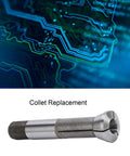 Collet Replacement Set For Grinding Machines, High Hardness Sharpener Chuck With M20 Thread, metal tool close-up