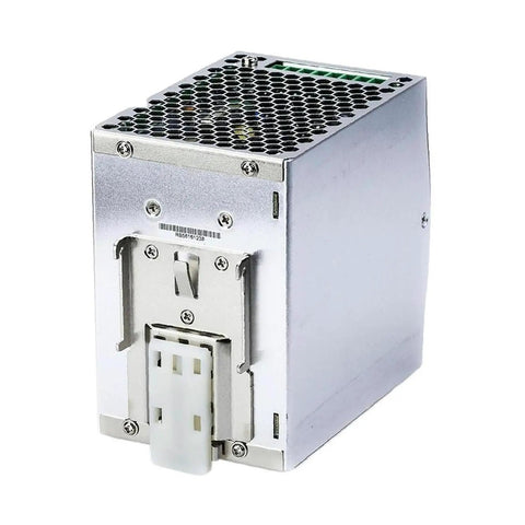 Industrial Din Rail Power Supply 480W 48V Hella Smooth 93% Efficiency rear view with plug and play connector