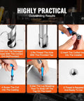 Installation steps of All In One Helicoil Thread Repair Kit With 338-Piece SAE HSS Drill Inserts Taps And Tools For Quick Field Repairs