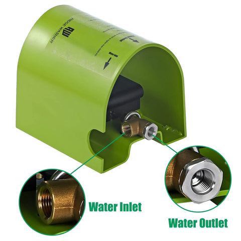 Foot Valve Sewer Jetter Kit For Pressure Washer 4000 PSI With Power Washing Ball Valve And Foot Control Valve steel inlet outlet