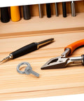 Heavy Duty M6x20 Stainless Steel Eye Bolts With Closed Ring For Hanging, Concrete Anchors And Lifting, Suspension, Rope Or Chain Mounts Built To Resist Corrosion In Tough Environments, Ideal For Workshop, Garage Or Construction Sites. Stainless steel eye bolt on wood