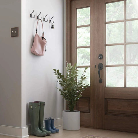 Ruavista Single Coat And Hat Hook In Venetian Bronze With Copper Highlights Keeps Your Gear Off The Floor In Small Spaces Durable Wall Mounted Hanger For Jackets Hats And Accessories