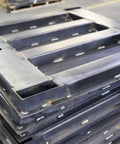 Heavy Duty Industrial Floor Scale 40 X 40 Inch Platform Scale Holds Up To 5000 Pounds One Pound Resolution stacked steel platform.