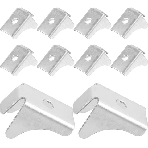 8-pack of 60/80/100 Pack Cabinet Clips And Steel Shelf Supports rust resistant metal pegs