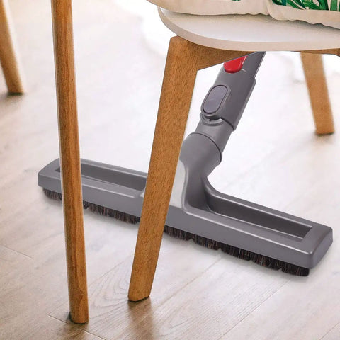 Hardwood Floor Attachment With FlatOut Head And Converter Adapter For Dyson Cordless Sticks Fits V7 V8 V10 V11 cleaning under chair
