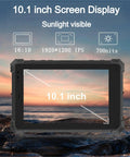 Built Like A Tank Ip68 Waterproof Rugged Tablet Showcasing A Roomy 10 1 Inch Display with sunlight visibility and high brightness.
