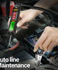 Rechargeable A3015 Upgrade 0.5V To 600V Multimeter And AC DC Test Light Handheld Circuit Tester Pen For Car Battery Polarity And Phase Sequence Detection Auto Repair Essential used in car fuse box