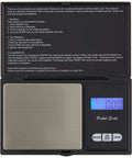 Compact Pocket Digital Scale For Food And Jewelry Delivers 0.01g Precision Up To 500g Ultra Portable Travel Friendly Lightweight Yet Sturdy Battery Included Easy Setup And Clear Readouts For Everyday Use with stainless steel weighing platform and blue backlit display