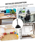 Heavy Duty Adjustable Furniture Levelers Fully Threaded Table Legs For Cabinets And Chairs Built Tough Floor Feet shown in various settings.