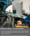 Direct Plug And Play Battery Current And Temperature Voltage Sensor For 2012 To 2015 Honda Civic Crv And 2013 To 2017 Acura Ilx Rdx in use during inspection.