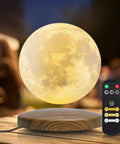 Magnetic Levitation Floating Moon Lamp With Base 360 Spin 3D Printed Moon Night Light 3 Color LED Warm Cool Neutral Remote