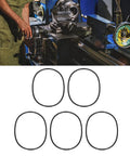 Round Rubber Motor Belts 5mm Diameter 573mm Circumference 5 Pack For Industrial Machinery And Equipment Built Tough