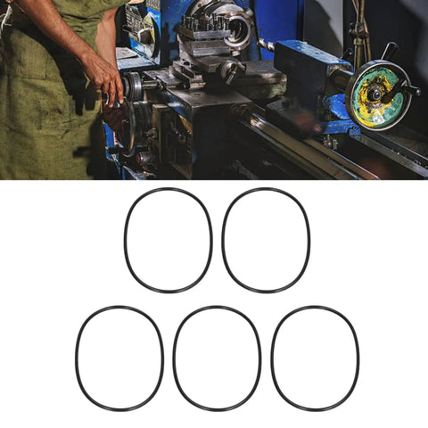 Round Rubber Motor Belts 5mm Diameter 573mm Circumference 5 Pack For Industrial Machinery And Equipment Built Tough