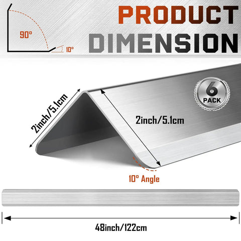 Heavy Duty Stainless Steel Wall Corner Guards Ten Pack Solid Corner Protectors Keeping Walls Beat Proof In Kitchen And Office Spaces Edge Shields 2 inch wide