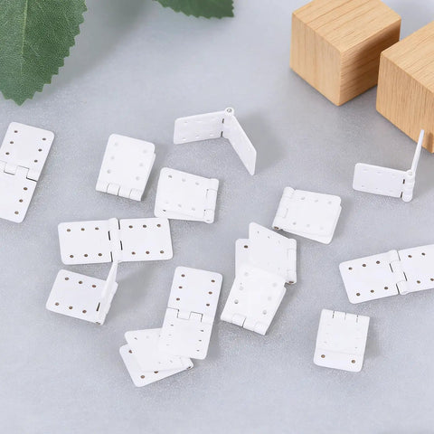 20 Pack RC Plane Hinges For Remote Control Aircraft Nylon Small Hinges For Fixing Fixed Wing Model Airplane