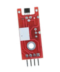 Red linear magnetic Hall switch sensor module for speed counting, single signal output, part of a 3 pack DIY starter kit.