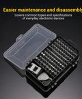 115-In-1 Precision Screwdriver Set for Electronics and DIY Repairs, Ultra Handy Tool Kit with open case showing bits and tools