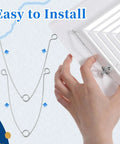 10 Pack Stainless Steel Spring Clips For Recessed Light Fixtures With Torsion Mechanism being installed on a vent cover