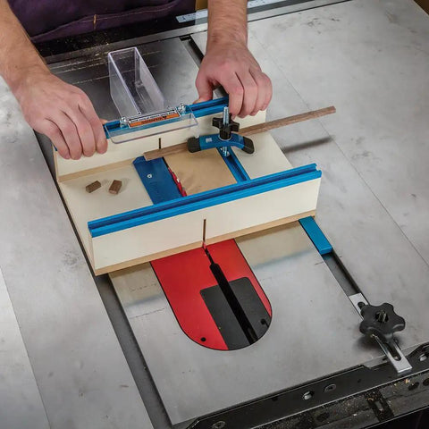 Crosscut Sled Kit For Table Saw With Blade Guard And Miter Track Stop Zero Clearance Support For Tiny Parts And Fine Cuts Pro Grade Accessory
