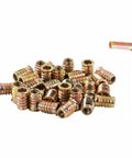 40 Pack 1 Quarter Inch 20 Threaded Inserts For Wood With Hex Drive Screw In Nutserts Furniture Connectors and hex key