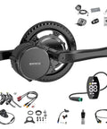 Plug-and-Play 750W Mid Drive Ebike Conversion Kit With VD03 Digital Display And 44T Chainring, Brushless Motor Upgrade