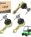 Golf Cart Tie Rod End Kit for Club Car DS 1976 to 2008 Left Hand Thread Ball Joints OEM 7540 Replacement, easy install direct fit