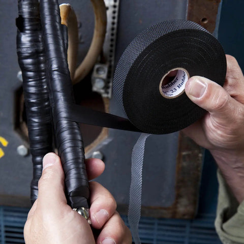 Self Fusing Rubber Electrical Insulating Tape For Cable Splices And Terminations 2 In By 30 Ft Black Pro Grade Heavy Duty EPR