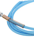Sky-blue High Temperature Steam Hose For Ironing with flexible lightweight water line tube and heavy-duty pressure resistant coil.