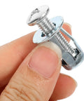 25 Piece Thread Nut Insert Kit For Metal With Easy Installation And High Reliability Galvanized Carbon Steel Petal Rivet Nuts For Hollow Wall Fastening And Secure Mounting In DIY Projects, close-up