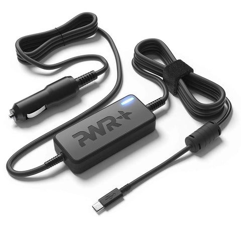 Slick USB C Car Charger for Laptop PD3 Fast Charge Adapter with Heavy Duty 10 Ft Cord Delivers 90W for Dell Latitude Chromebook Inspiron Road Rides UL Certified Solid Power Hookup with compact design and durable materials.