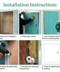 Installation instructions for No Sweat Installation Paintable Concealed Access Panel For Drywall Walls And Ceilings.