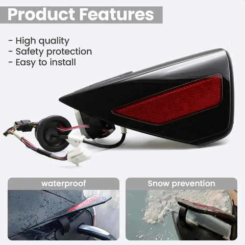 Heavy Duty Charging Port Door Cover Rear Left Fits Tesla Model 3 And Model Y 2017 To 2023 showing features and wiring connections.