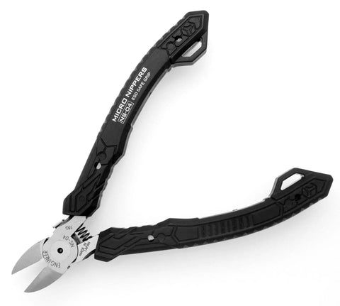 4.75 Inch Precision Mini Nippers Side Cutting Pliers For PCB And Electronics, Pro Grade Flush Cutters With ESD Safe Grips