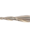 SpeTool tapered ball nose end mill, 1/4 in shank, 1/32 in radius, ZrN coated, close-up view.