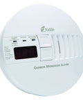 Hardwired Carbon Monoxide Detector With 9 Volt Battery Backup, Digital LED Display, 85 Decibel Alarm, 120 Volt Home CO Alarm With Peak Level Memory For Homes And Small Spaces Keeping Your Family Safe