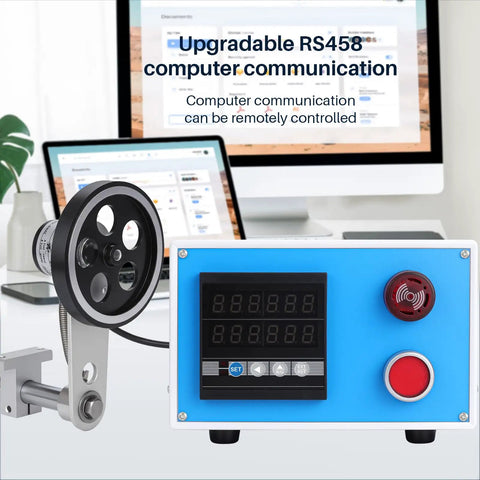 High Precision Digital Length Counter With Multi Unit Readout Feet Inches Meters And Yards, screen display, control buttons